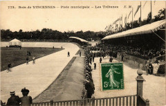 Paris 12e Bois de Vincennes Piste municipale Les Tribunes -
																					75012 Paris 12e
																			