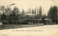 Bois de Vincennes - Restaurant du Plateau de Gravelle à Paris 12e