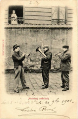 Paris métiers. Musiciens ambulants à Paris