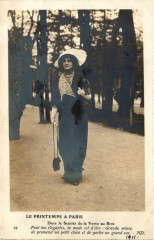 Le printemps à Paris - Dans le Sentier de la Vertu au Bois à Paris 16e