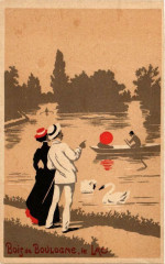 Bois de Boulogne - le Lac à Paris 16e