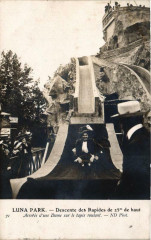 Carte postale ancienne Luna Park - Descente des Rapides
                                                                     à Paris 17e
                                