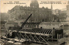 Paris Travaux du Métropolitain Foncage du Caisson central -
																					75000 Paris
																			