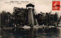 Carte postale ancienne Luna Park - Water Chute
                                                                     à Paris 17e
                                
