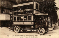 Les Moyens de Transport a Paris Omnibus automobile -
																					75000 Paris
																			