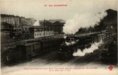 Paris Les Locomotives. Départ de la Gare de Paris-Nord à Paris