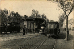 Paris Courbevoie Station des Tramways Av. De la Défense à Paris