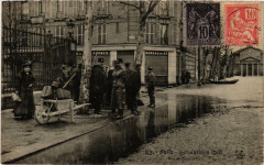 Paris 12e Inondation 1910 Rue de Dijon F. Fleury à Paris 12e