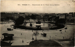 Paris 12e Panorama de la Place de la Nation à Paris 12e