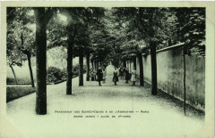Pensionnat des Sacrés-Coeurs & de l'Adoration - Grand jardin - Allée de Saint-Anne à Paris 12e