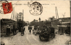 Vue générale de la Porte de Clichy à Paris 17e