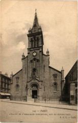 Carte postale ancienne L'Eglise de l'Immaculée Conception, Rue du Rendez-Vous
                                                                     à Paris 12e
                                