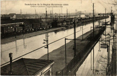 Inondation de la Région Parisienne 1910 - Orléans-Ceinture - Ligne d'Alfortville -
																					75013 Paris 13e
																			