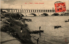 Carte postale ancienne Viaduc d'Auteuil
                                                                     à Paris 16e
                                