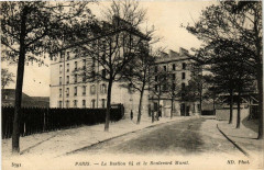 Le Bastion 64 et le Boulevard Murat à Paris 16e