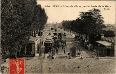 L'entrée d'Ivry par la Porte de la Gare à Paris 13e