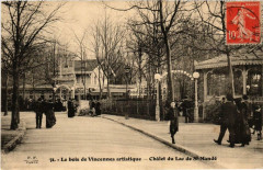 Le bois de Vincennes - Châlet du Lac de Saint-Mandé à Paris 12e