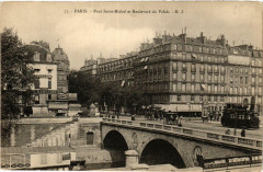 Paris (4e) Pont Saint-Michel et Bd du palais -
																					75004 Paris 4e
																			