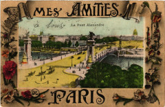 Paris (7e) Le Pont Alexandre à Paris 7e