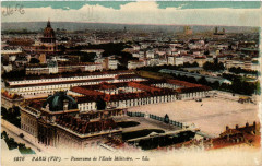 Paris (7e) Panorama de l'Ecole Militaire à Paris 7e
