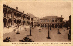 Ecole Supérieure Arago - Cour vue du Jardin à Paris 12e