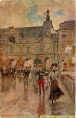 Paris (1e) Le Pont du Carrousel à Paris 1er