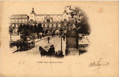 Paris (1e) Pont des Saints-Peres à Paris 1er