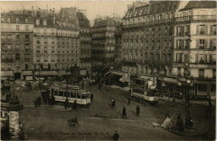 Carte postale ancienne Place de Rennes
                                                                     à Paris 15e
                                