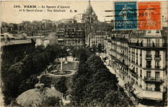 Paris 9e Square d'Anvers et le Sacre-Coeur ed. C.M à Paris 9e