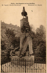 Square Denfert-Rochereau - Monument de Charlet à Paris 14e