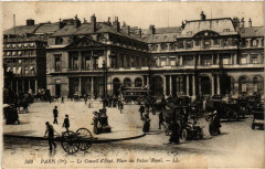 Paris (1e) Le Conseil d'Etat Place du Palais Royal à Paris 1er