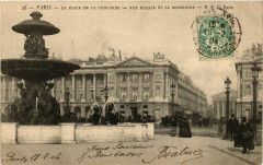 Paris 8e Place de la Concorde Rue Royale et La Madeleine ed. P.P.C à Paris 8e