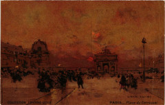 Paris (1e) Place du Carrousel à Paris 1er