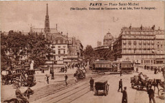 Paris (6e) Place Saint-Michel à Paris 6e