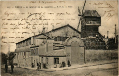Carte postale ancienne Le Moulin de la Galette
                                                                     à Paris 18e
                                