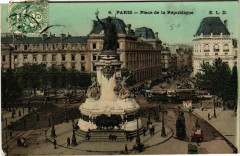 Paris (10e) Place de la Republique à Paris 10e