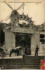 Carte postale ancienne Montmartre - Le Moulin de la Galette
                                                                     à Paris 18e
                                