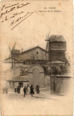 Carte postale ancienne Moulin de la Galette
                                                                     à Paris 18e
                                