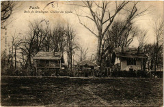 Carte postale ancienne Bois de Boulogne - Châlet du Cycle
                                                                     à Paris 16e
                                