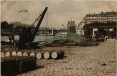 Carte postale ancienne Paris 4e Port Henri Iv ed. E.L.D
                                                                     à Paris 4e
                                