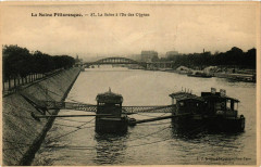 Paris La Seine Pittoresque. 87. La Seine a l'Ile des Cygnes à Paris