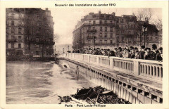 Souvenir des Inondations. Paris Pont Louis-Philippe -
																					75000 Paris
																			
