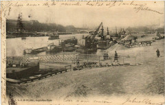 Carte postale ancienne La Seine a travers de Paris. Le Pont de l'Estacade
                                                                     à Paris 12e
                                