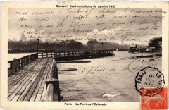 Souvenir des Inondations. Paris Le Pont de l'Estacade -
																					75000 Paris
																			