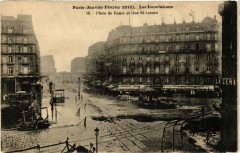 Paris Les Inondations 10 Place de Rome et Rue Saint-Lazare à Paris