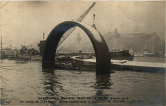 Paris La Grande Crue de la Seine 1910 Tube Berlier à Paris