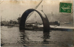 Paris La Grande Crue de la Seine 1910 Tube Berlier à Paris