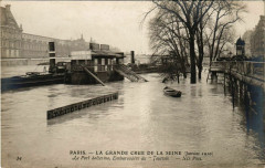 Paris La Grande Crue de la Seine 1910 Port Solferino -
																					75000 Paris
																			