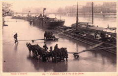 Paris La Crue de la Seine 99 à Paris