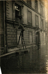 Paris La Grande Crue 1910 Une Descente à Paris